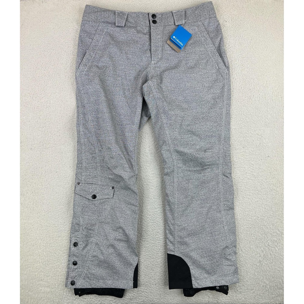 Columbia Titanium Park Station Omni-Tech Snow Pants Womens XL Gray XL8500-139